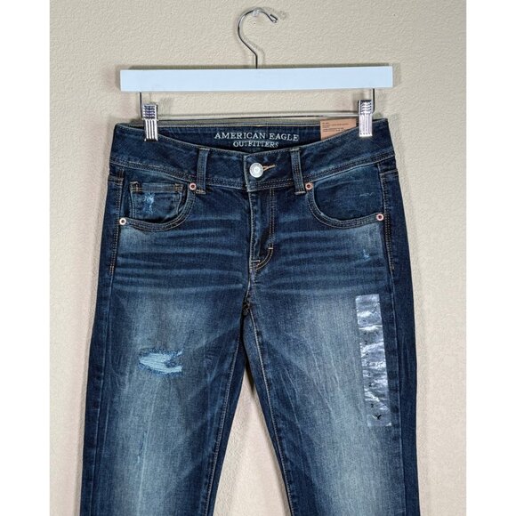 NWT American Eagle Low Rise Kick Boot Stretch Jeans - Picture 3 of 9
